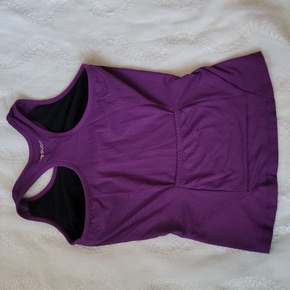 Sugoi  Workout Racerback Top Purple Size  S/P - Picture 2 of 5
